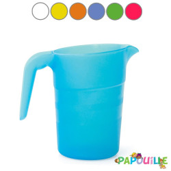 Pichet empilable polypropylène 1l rouge - Papouille