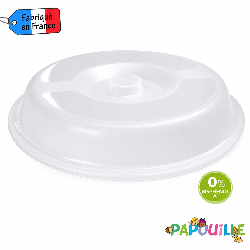 Couvre assiette polypropylène diam 18,8cm - Papouille