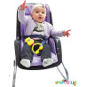 Arrete transat siège relax à coque avec coussin en pvc baby - Papouille