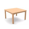 Table en bois 80 x 80 t2 h.53cm naturel - Papouille