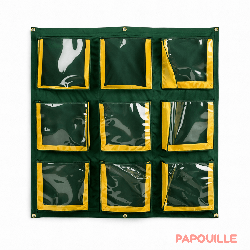 Lot de 2 panneaux 9 pochettes - Papouille