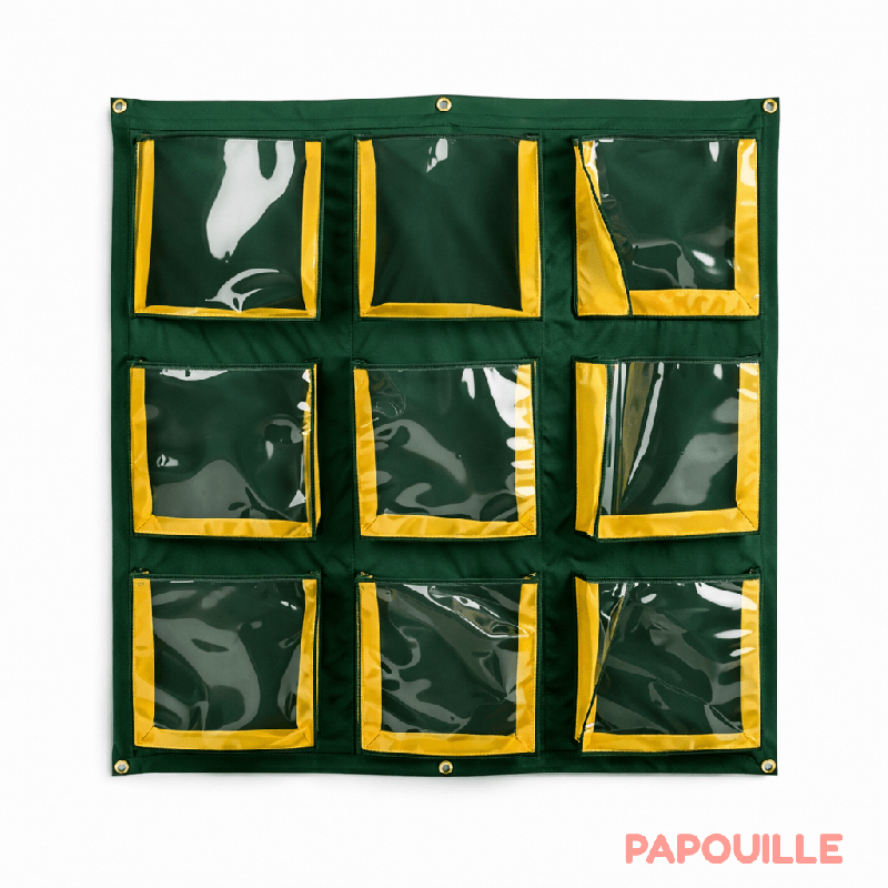Lot de 2 panneaux 9 pochettes - Papouille