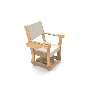 Fauteuil d'allaitement en bois avec repose pieds Framboise - Papouille