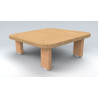 Fauteuil d'allaitement en bois avec repose pieds Framboise - Papouille
