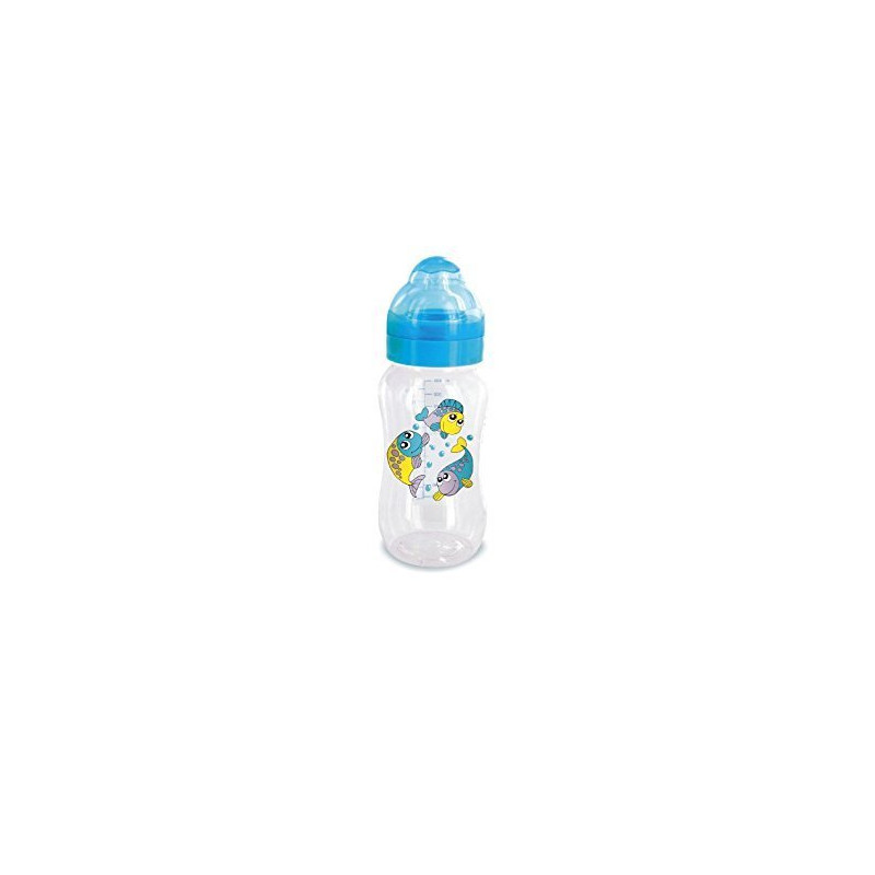 Biberon en tritan 330ml turquoise - Papouille