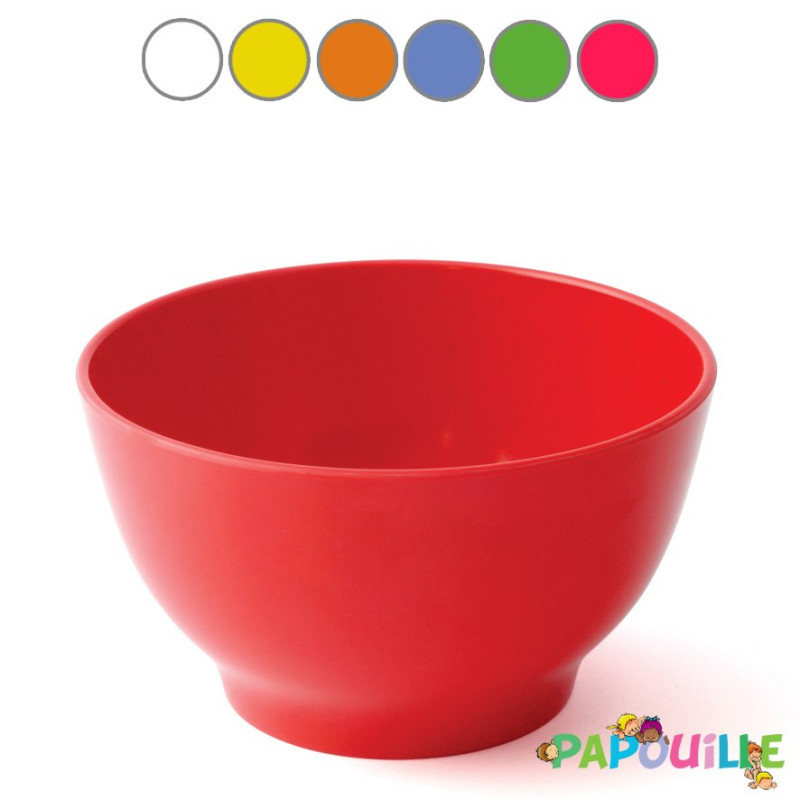 Bol mélamine 70 cl rouge - Papouille