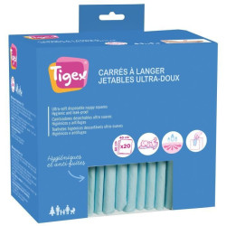 Carré à langer jetable pour matelas à langer - Papouille