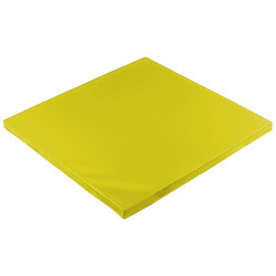 Tapis carré d'évolution en mousse pvc 130x130x2cm jaune - Papouille