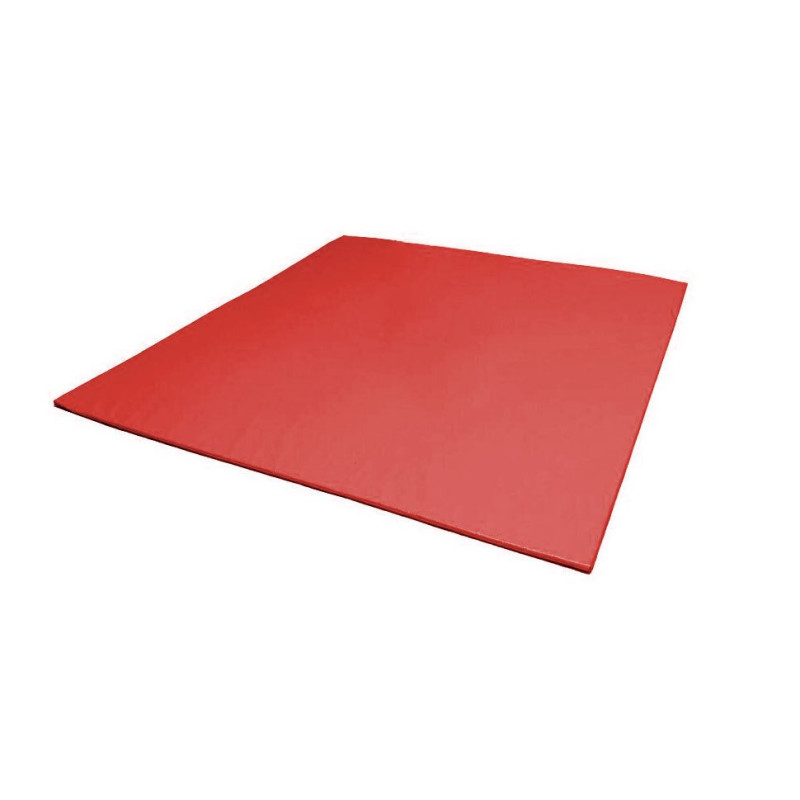 Tapis aire d'évolution en mousse pvc 120x150x2cm rouge - Papouille