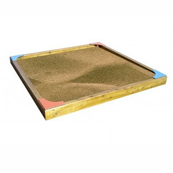 Bac à sable avec bâche spécial collectivité - Papouille