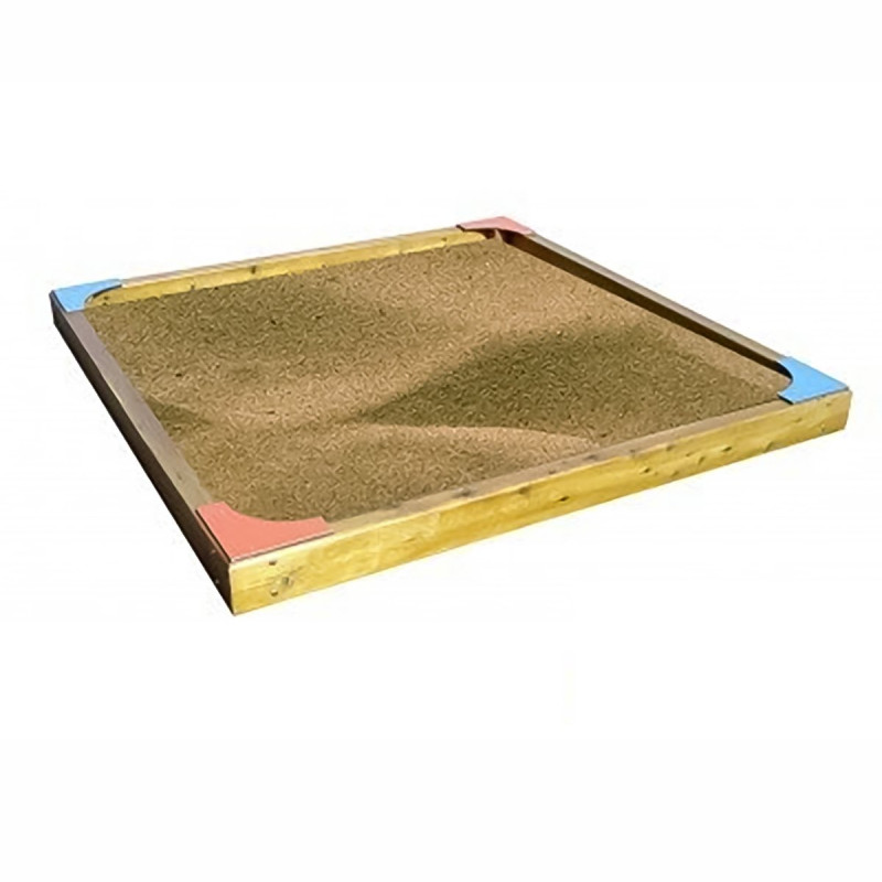 Bac à sable avec bâche spécial collectivité - Papouille