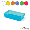 Barquette ravier rectangulaire polypropylène 30 cl blanche - Papouille