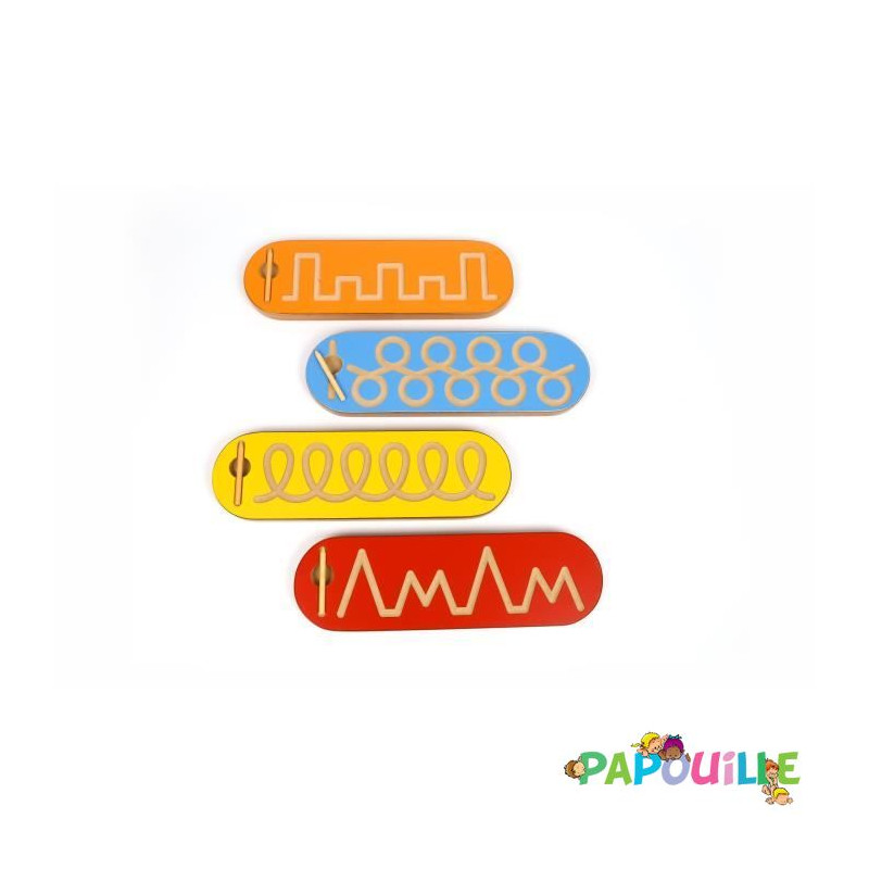 Kit de pré-écriture montessori - Papouille