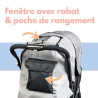 Poussette double bébé légère compacte - Papouille