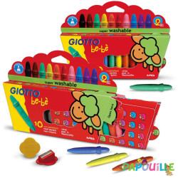 Pack 10 crayons cire - Papouille