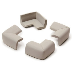 4 coins de protection pour table en mousse antichoc - Papouille