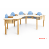 Chaise haute 5 places en bois - Papouille