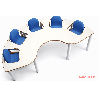 Chaise haute 5 places en bois - Papouille