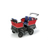 Poussette chariot quadruple kiddy bus tortue 4 places - Papouille