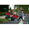 Poussette chariot quadruple kiddy bus tortue 4 places - Papouille