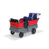Poussette chariot bus tortue kiddy 6 places - Papouille