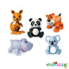 Figurines articulées animaux sauvage - Papouille