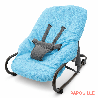 Housse de Transat bouclette coton Universelle Bleu - Papouille