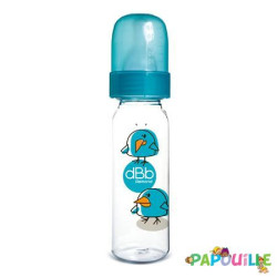 Biberon polypropylène regul air 240ml tétine nn silicone tur - Papouille