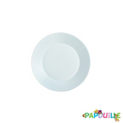 Assiette plate en verre trempé ø23cm - Papouille