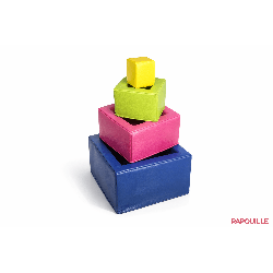 Module 4 cubes mousse en pvc - Papouille