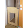 Portillon en bois fenêtre avec roulette sur mesure - Papouille
