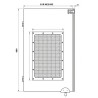 Portillon en bois fenêtre avec roulette sur mesure - Papouille