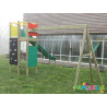 Aire de jeux toboggan et balançoire - Papouille