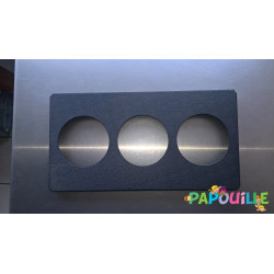 Plaque pour chauffe biberon professionnel 3 trous ø80mm - Papouille