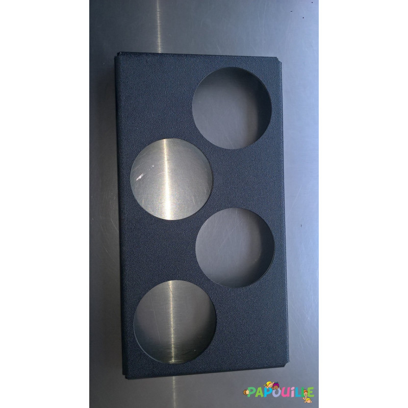 Plaque pour chauffe biberon professionnel 4 trous ø76mm - Papouille
