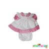 Ensemble poupon fille robe plus culotte 52 cm - Papouille