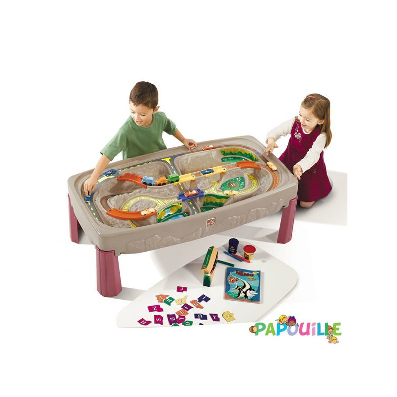 Table de jeu enfant petit train - Papouille