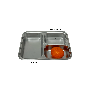 Plateau inox 3 compartiments enfant - Papouille