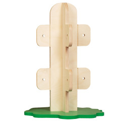 Poteau de raccordement pour cloison en bois - Papouille