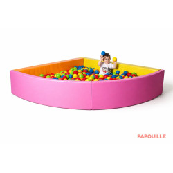 Piscine à balles d'angle pour enfant - Papouille
