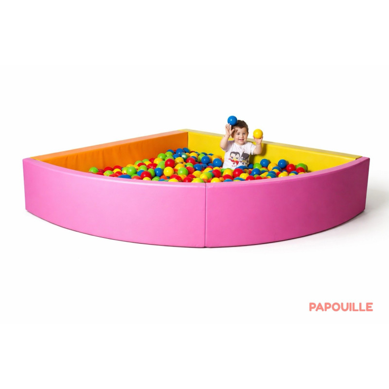 Piscine à balles d'angle pour enfant - Papouille