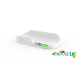 Pèse bébé anti chutes, rechargeable, anti-gigotement - Papouille