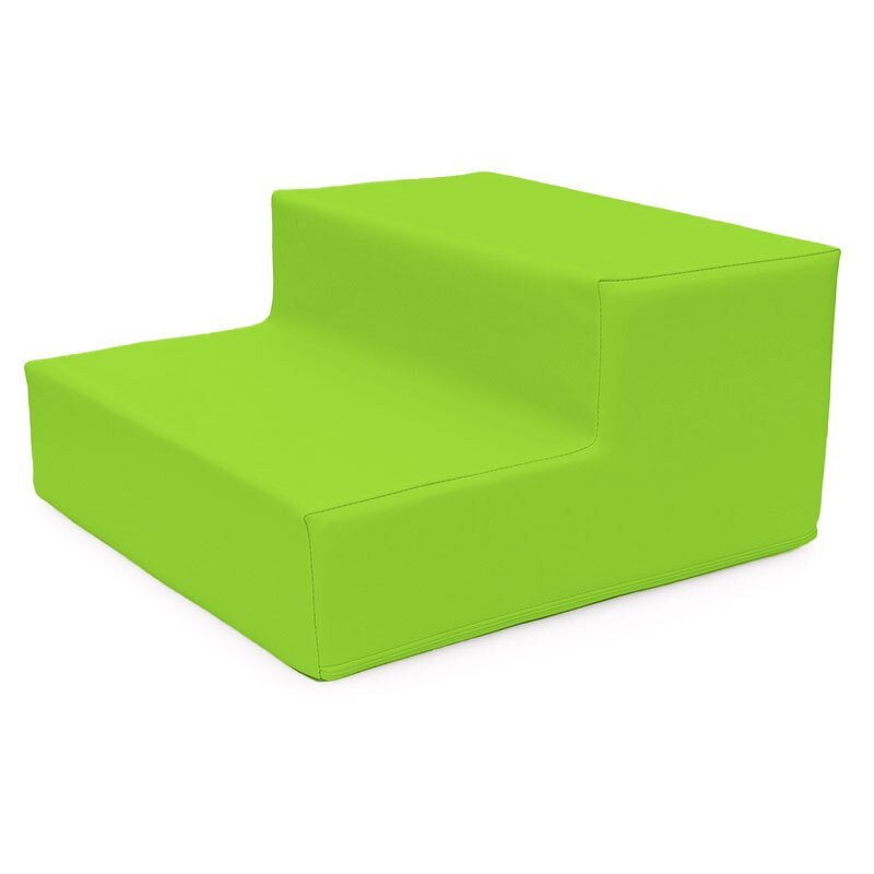 Module escalier en mousse 2 marches rouge - Papouille