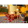 Cubes de constructions magnétiques de psychomotricité tissu  - Papouille