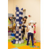 Cubes de constructions magnétiques de psychomotricité tissu  - Papouille
