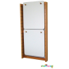 Sèche dessins mural en bois 15 plaques - Papouille