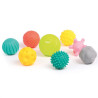 Lot de 8 balles sensorielles - Papouille