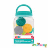 Lot de 8 balles sensorielles - Papouille