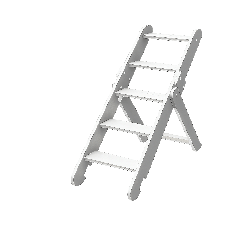 Escalier pliable en bois pour plan de change enfant - Papouille
