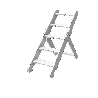 Escalier pliable en bois pour plan de change enfant - Papouille